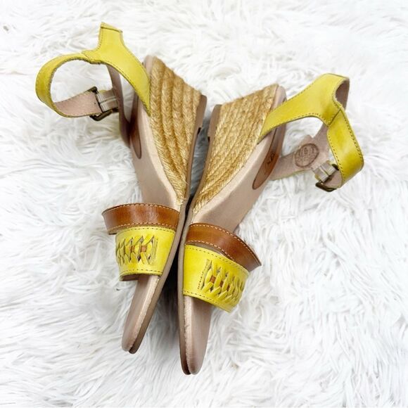 Pikolinos Strappy Leather Espadrille Wedge Sandals - Picture 4 of 8